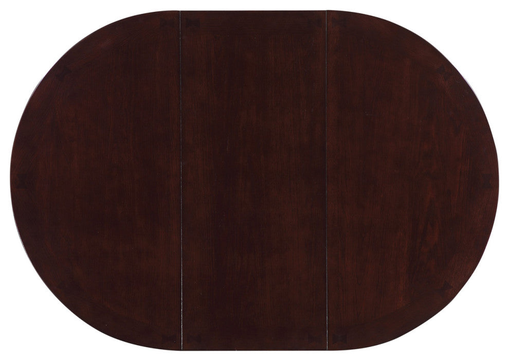 Wood Dining Table with Storage, Espresso
