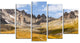 "Hills and Valleys in Golden Morning" Landscape Photo Wall Art, 5 Panel, 60"x32"