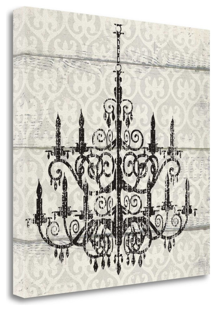 "Italy Chandelier II" By Piper Ballantyne, Giclee Print on Gallery Wrap Canvas