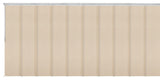 Maxene 10-Panel Track Extendable Vertical Blinds 120-218"W