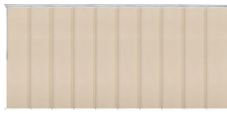 Maxene 10-Panel Track Extendable Vertical Blinds 120-218"W