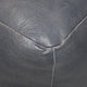 Poufs-Solid Goat Leather Pouf, Handmade (Recycled Cotton Fill), [Square) 14x14x14