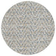 Couristan Tortola Indoor/Outdoor Accent Rugs - 50+ Custom Sizes, Ash, Round 11'