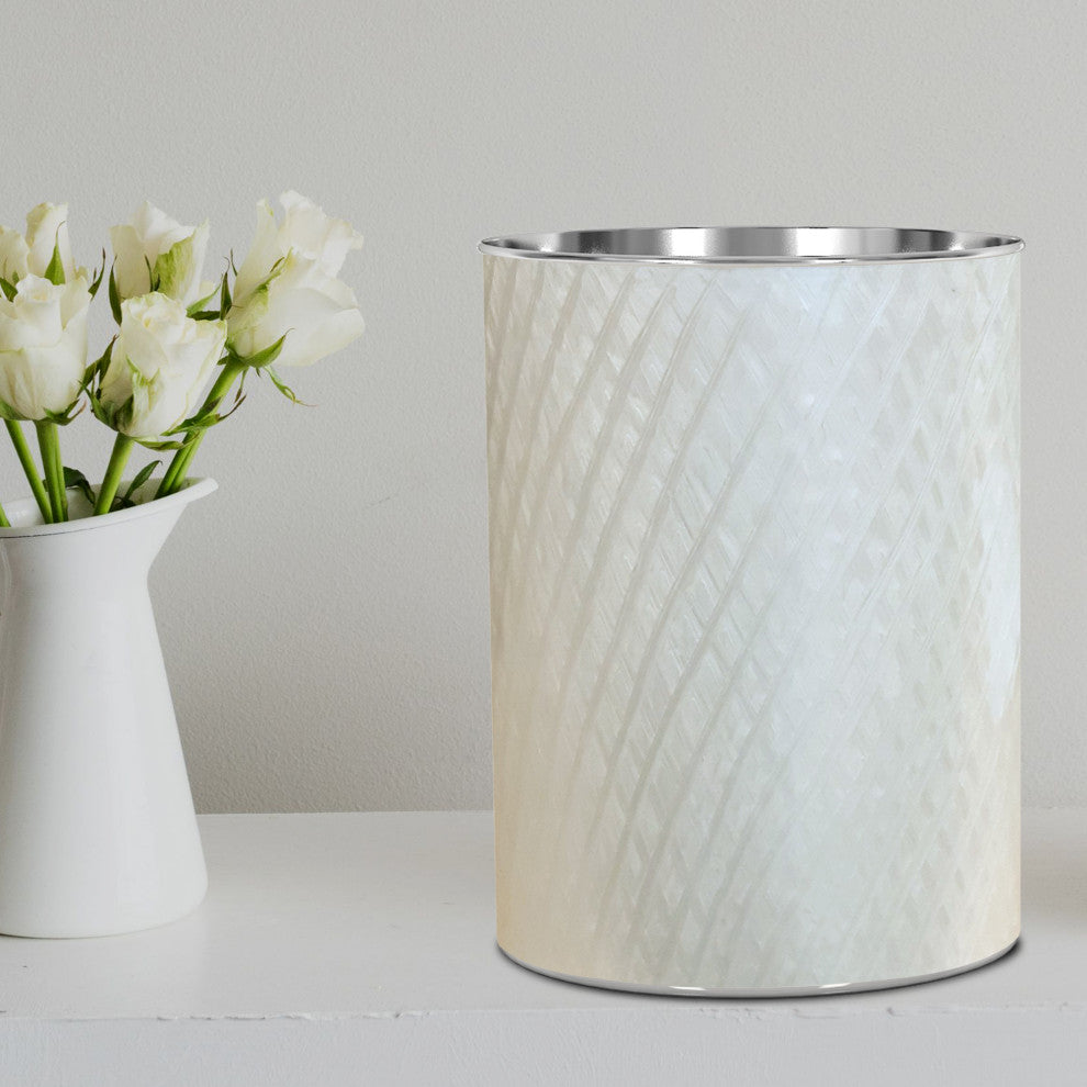nu steel Almere Enamel Metal Waste Basket
