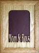 Mom and Boys Vertical Picture Frame and Matte, 5"x7"