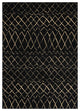 Nourison Grafix 7'' x 10'' Black Bohemian Indoor Area Rug