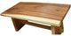 Suar Live Edge Unique Slab Dining Table, 71" Long