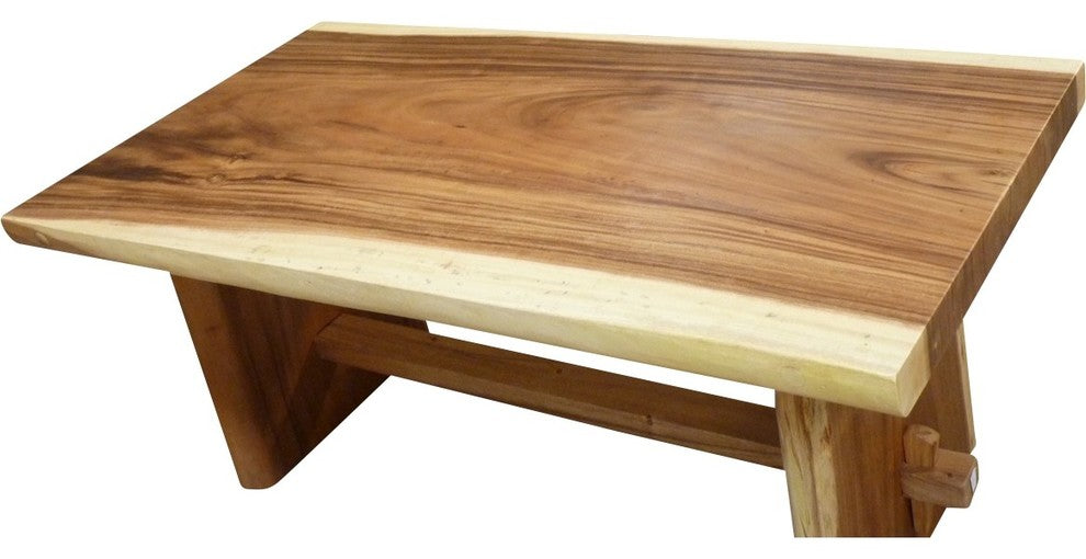 Suar Live Edge Unique Slab Dining Table, 71" Long