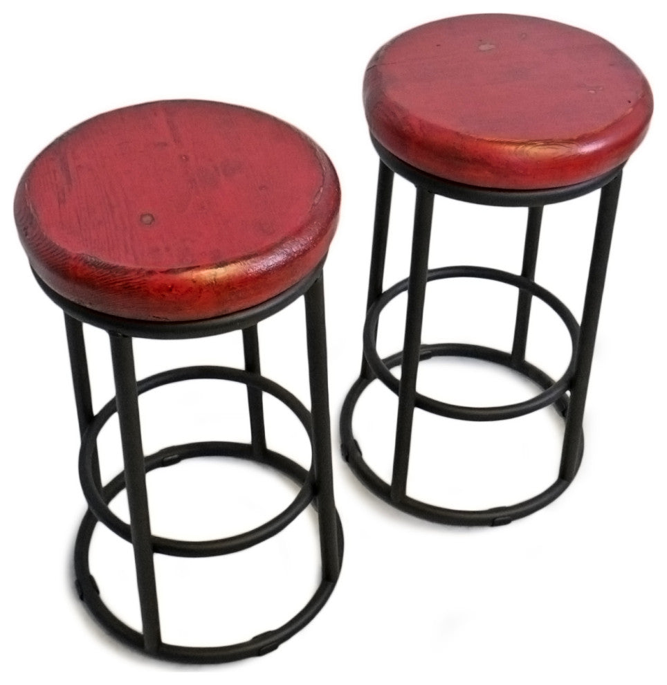 Color Pop Red Counter Stool