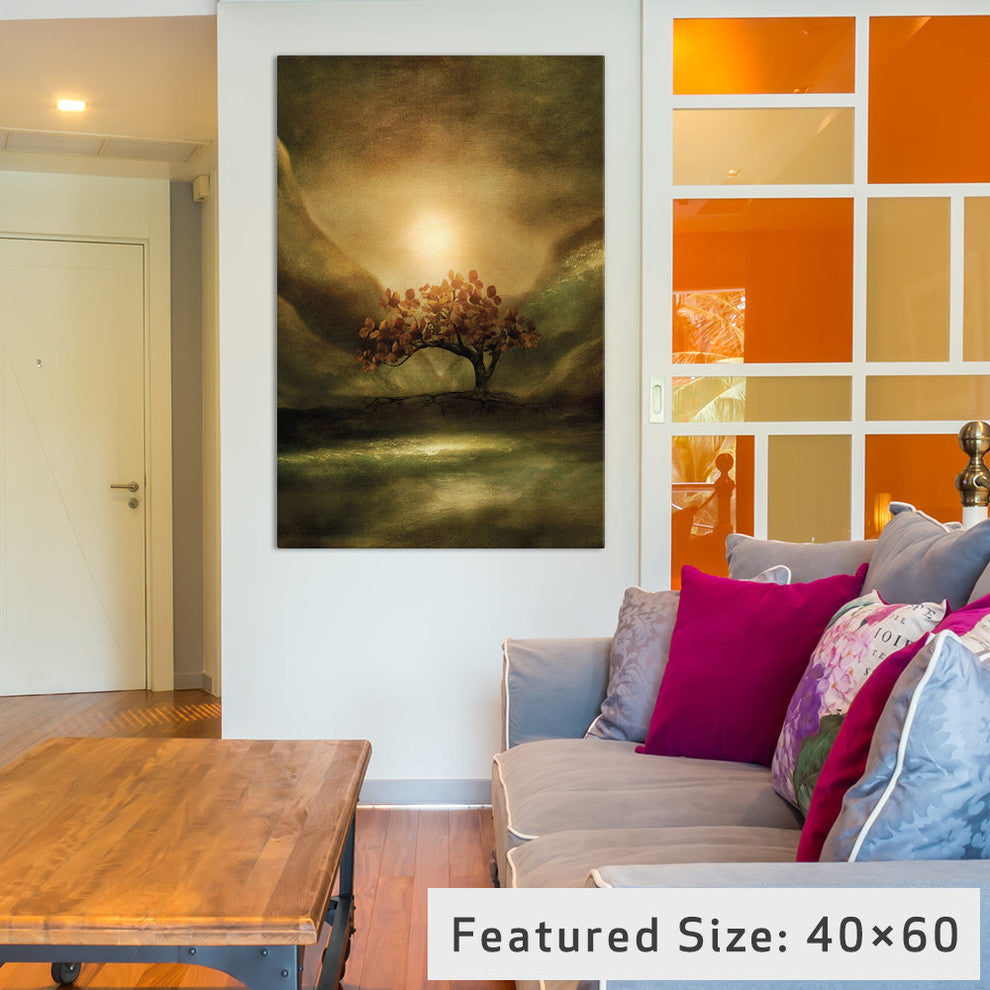 "Advice From A Tree" by Viviana Gonzalez, 40x26x1.5