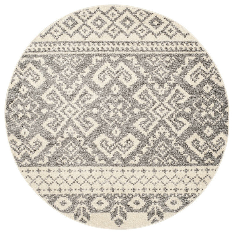 Safavieh Adirondack Adr107B Southwestern Rug, Ivory/Silver, 5'1" X 7'6"