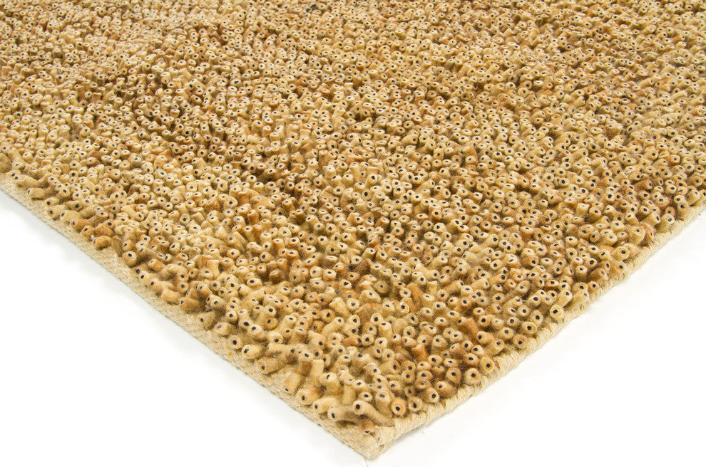 Ambiance Contemporary Area Rug, Golden Brown, 7'9" Round