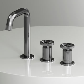 VIGO Cass 8" H 2-Handle Widespread Bathroom Faucet, Chrome