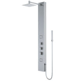 VIGO Rector 2-Jet Shower Panel with Shower Head, Stainless Steel