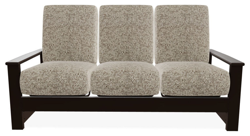 Leeward Deep Seat 3-Seat Outdoor Sofa, Restore Sparrow/Kona