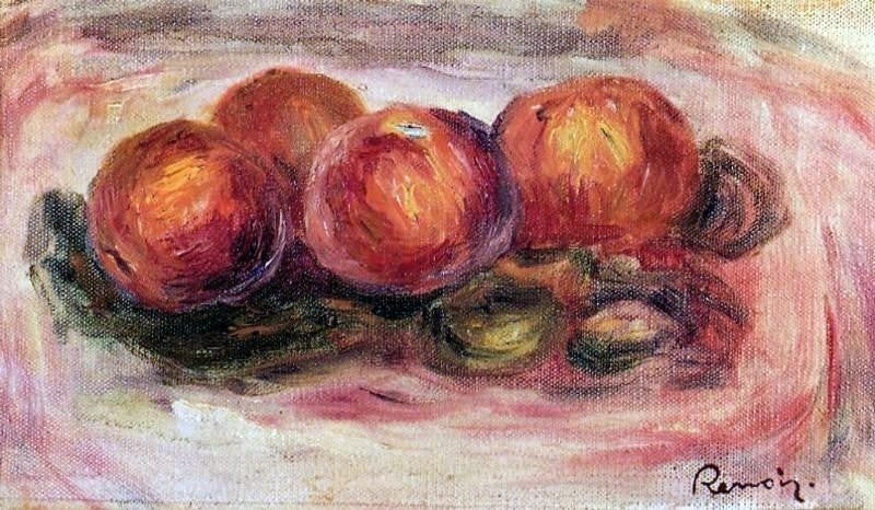 Pierre Auguste Renoir Peaches and Almonds, 18"x27" Wall Decal