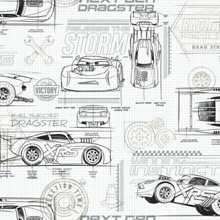 Disney and Pixar Cars Schematic Wallpaper