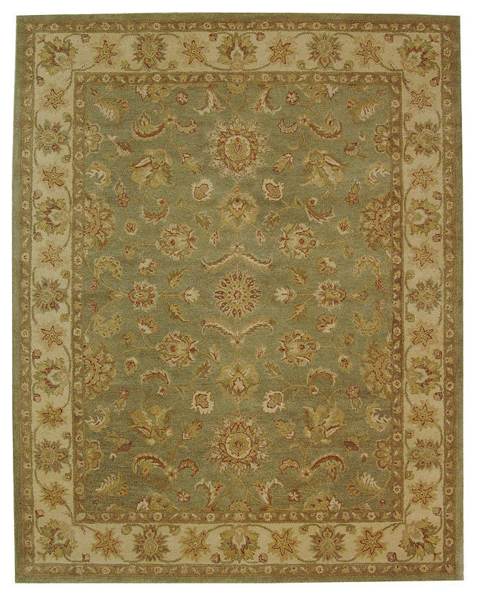 Safavieh Antiquities at313a Rug, Green/Gold, 6'0"x9'0"