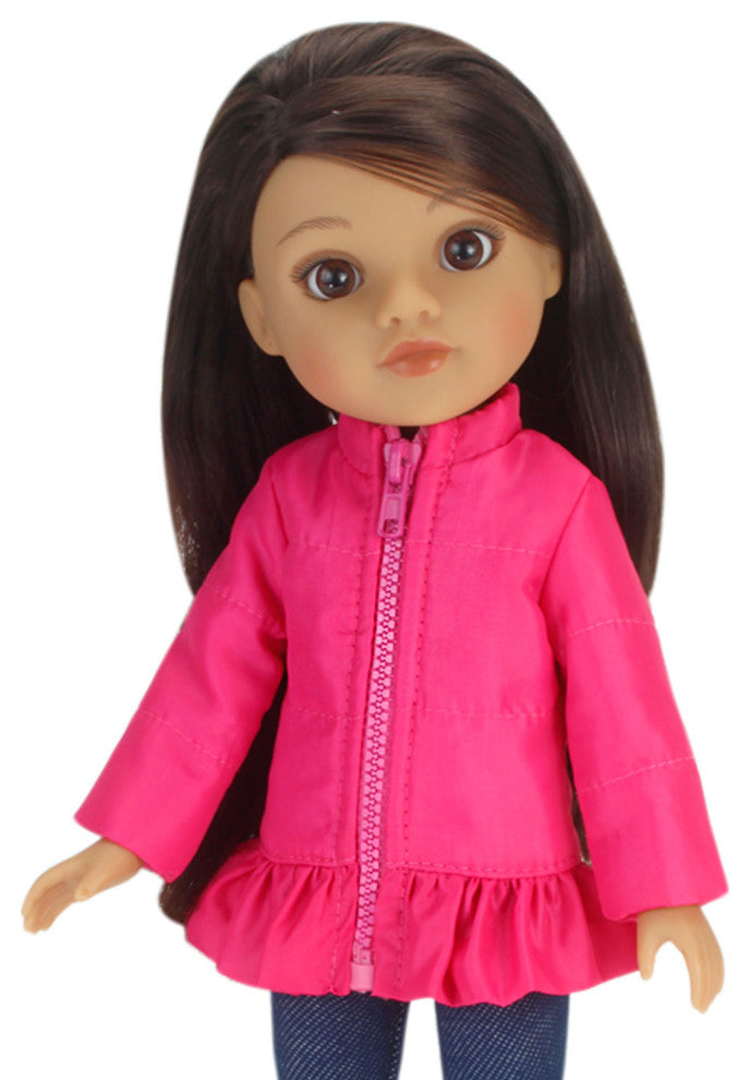 3 Pcs Winter Outfit with Boots for 14.5" Doll