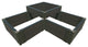 Weathered Wood 'Chateau Marmont' 4'x4' 2-Level Raised Garden Bed, Terraced