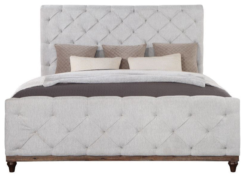 ACME Andria Queen Bed, Reclaimed Oak Finish