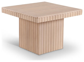 Spencer Oak Veneer Coffee Table, Natural, 15" H, 1 Piece