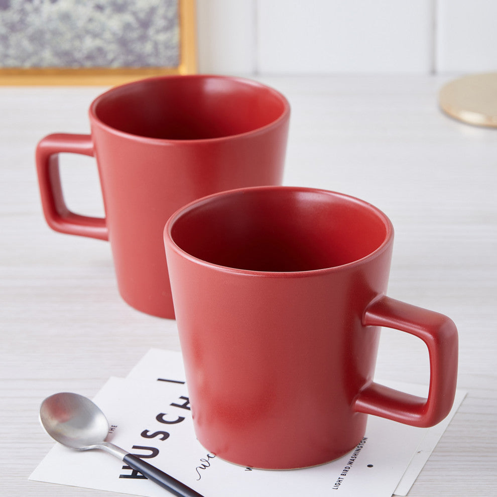 Stone Lain Cleo Stoneware 16 Piece Dinnerware Set, Red