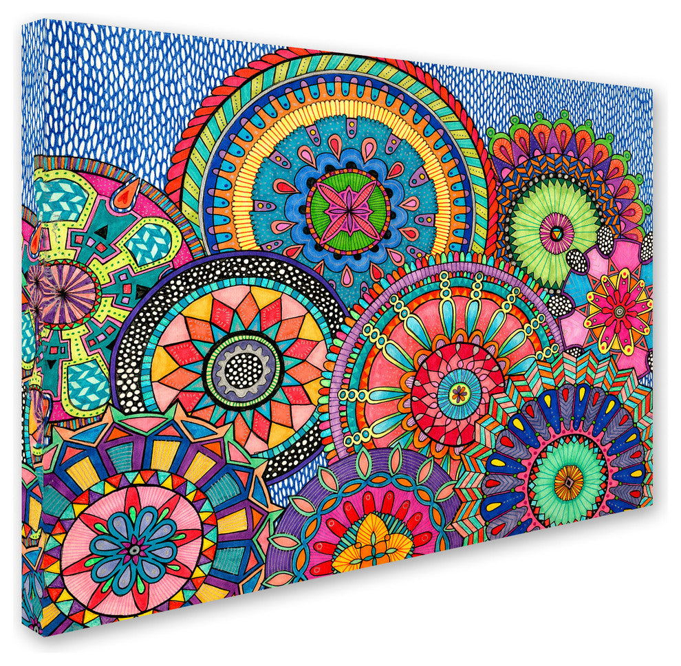 Hello Angel ''Mandala Parade'' Canvas Art, 32x24