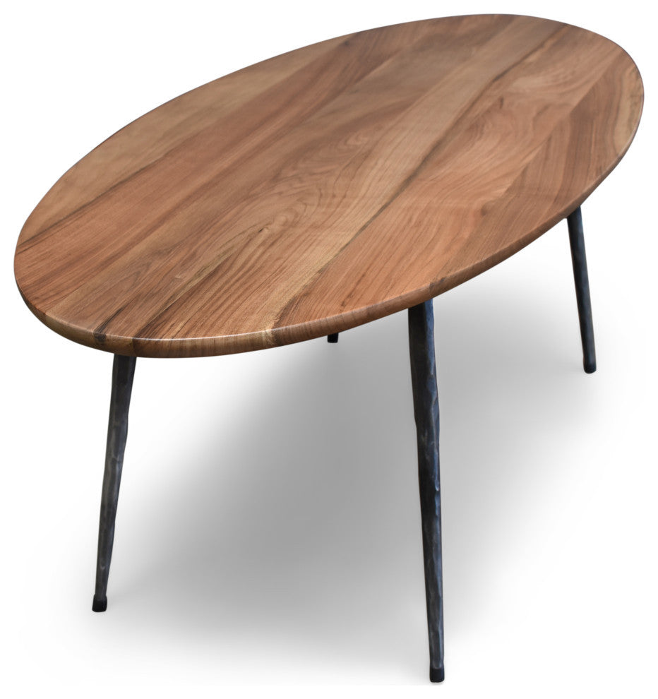 Surfboard Coffee Table, Natural Walnut