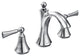 Moen Wynford Widespread Bathroom Faucet, 8"x5"x7", Chrome