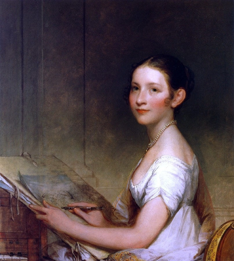 Gilbert Stuart Lydia Smith, 20"x25" Wall Decal Print