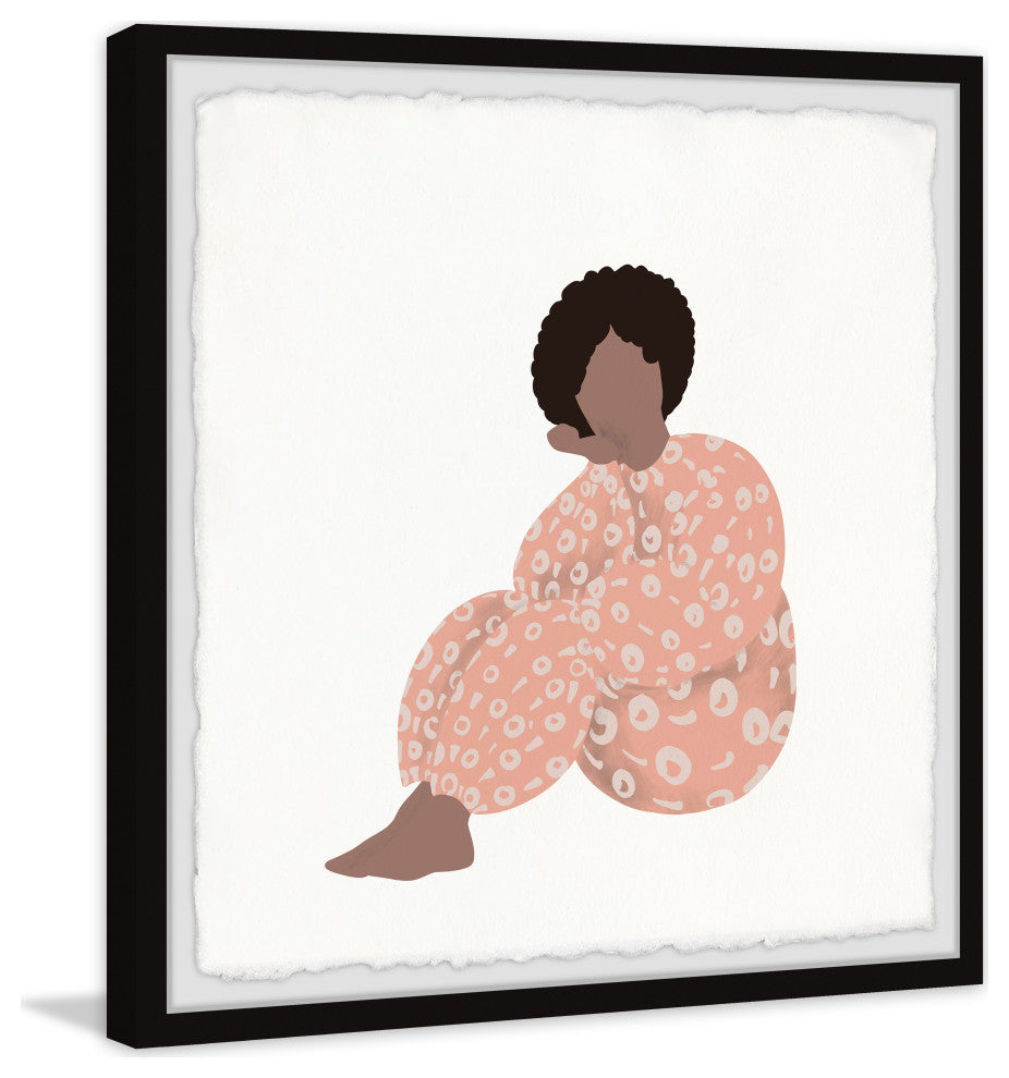 "I Just Found Myself" Framed Painting Print, 18x18