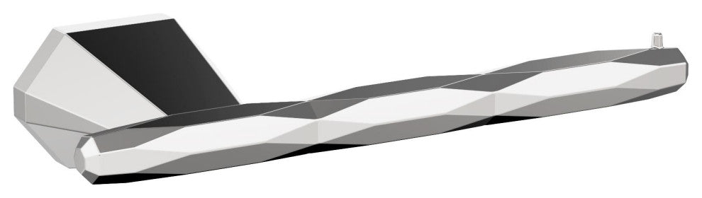 Amerock St. Vincent Contemporary Single Post Toilet Paper Holder, Chrome