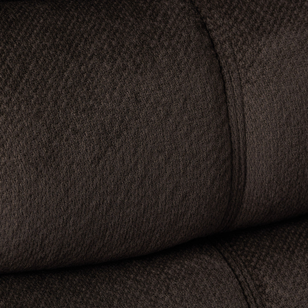 GDF Studio Blake Brown Fabric Glider Recliner Club Chair