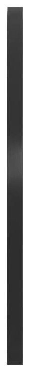 Julianne Round Metal Framed Wall Mirror, Black, 20"