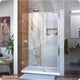 DreamLine Unidoor 44" to 45" Frameless Hinged Shower Door, Oil Rubbed Bronze
