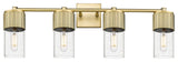 Bolivar 4 31" Bath Vanity-Light Brushed Brass