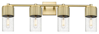 Bolivar 4 31" Bath Vanity-Light Brushed Brass