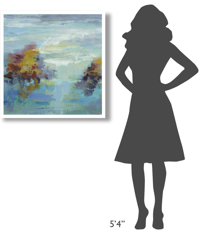 "Morning Mist I" Digital Paper Print by Silvia Vassileva, 32"x32"