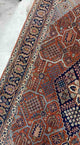 Handmade Antique Persian Jozan Rug 4.6'x6.11', 140cmx216cm, 1920s