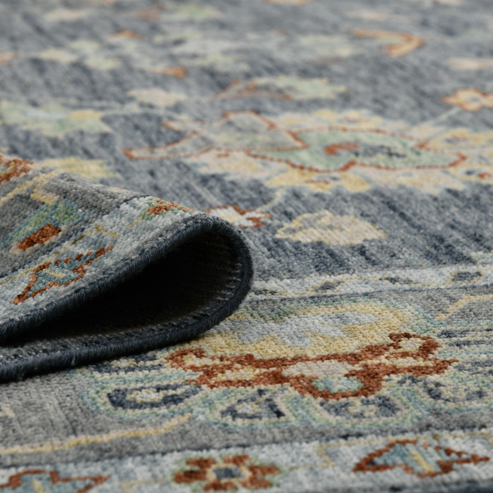 Jaigarh Dale Area Rug, Blue, 2' x 3', Oriental