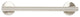 Coronado Oval Designer Shower Grab Bar, Satin, 12"