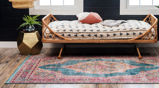 Unique Loom Turquoise Baracoa Regla 4'x6' Area Rug