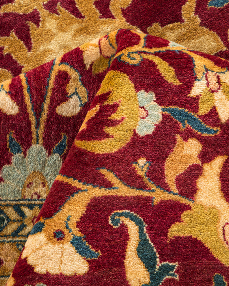 Mogul, One-of-a-Kind Hand-Knotted Area Rug Purple, 8'2"x10'0"