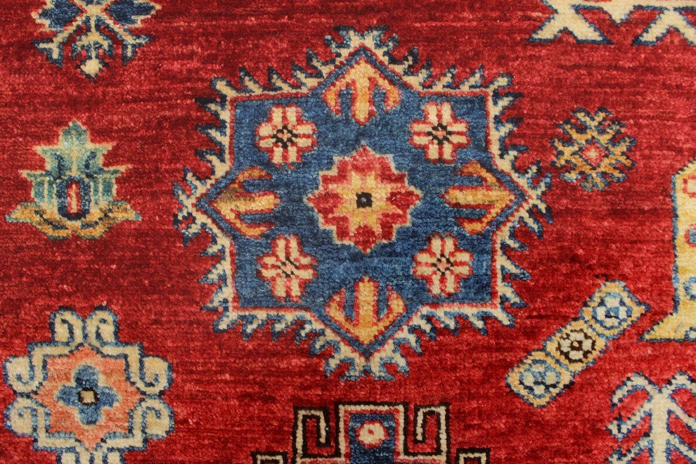 Super Kazak Jamie Red Rug