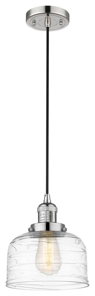 INNOVATIONS 201C-PN-G713-LED 1-Light Mini Pendant Polished Nickel