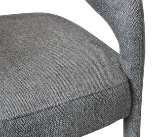 Sullivan 63" Dining Table With 6 Galway Gray Side Chairs
