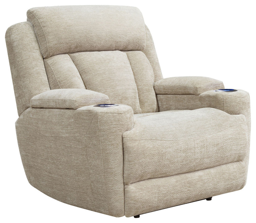 Dalton Power Reclining Sofa Loveseat and Recliner, Lucky Fawn