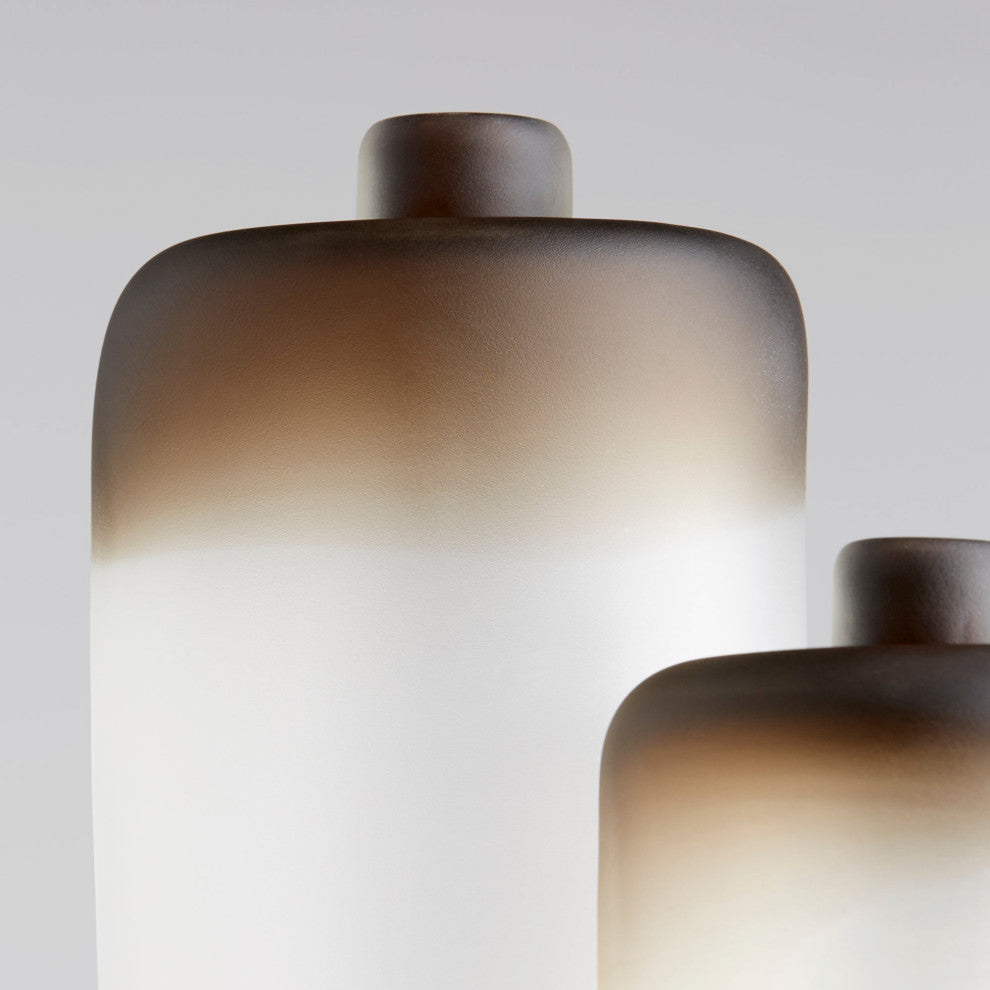 Jaxon Vase, Amber Swirl, Small