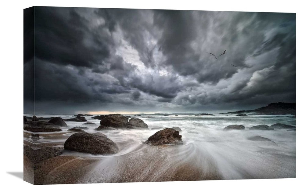 "Flight Over Troubled Waters" Canvas by Santiago Pascual Buye, 22x15"